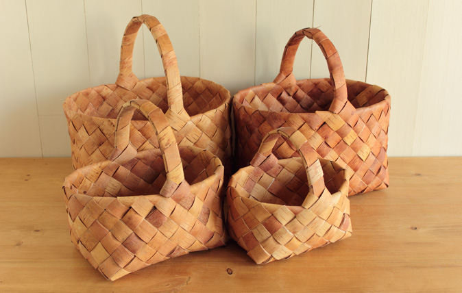 Galina ガリーナ 白樺かご 特大サイズ オーバル フィンランド