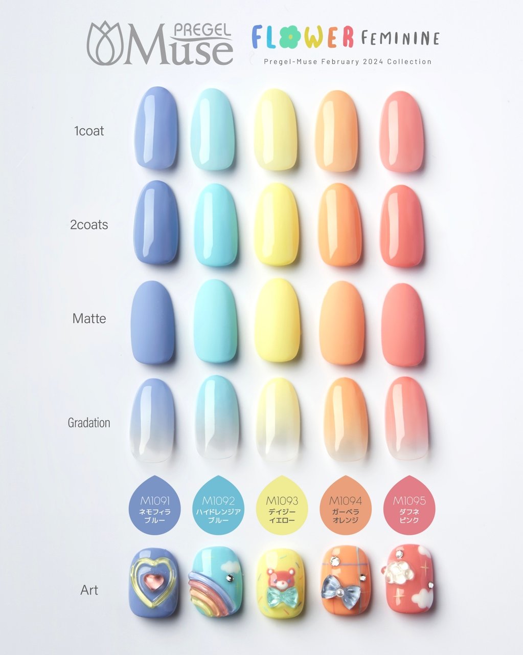 M1092】プリジェル ミューズ ハイドレンジアブルー | PREGEL