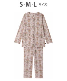 パジャマ 長袖 長ズボン 綿100%(本体) ミントン レディース NDX541