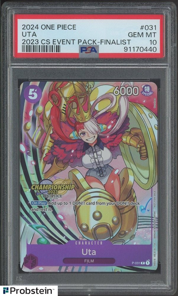 Auction Prices Realized Tcg Cards 2024 ONE PIECE CHAMPIONSHIP 2023