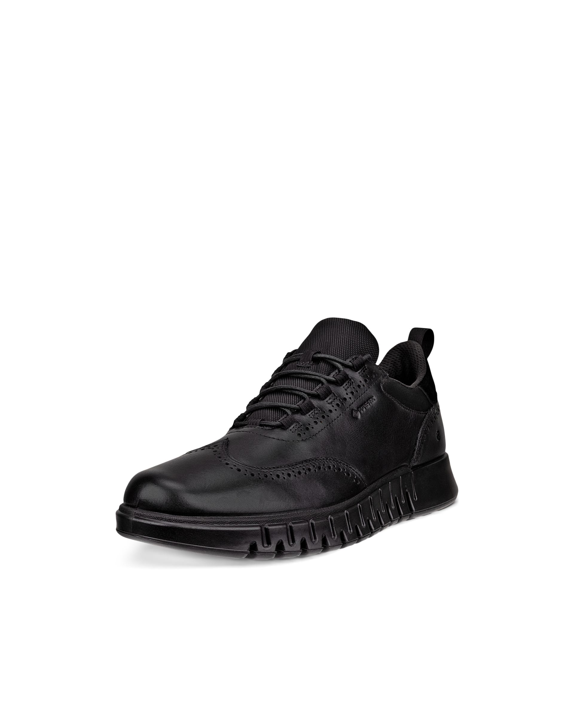 ECCO GRUUV STUDIO GTX MEN メンズ レザースニーカー | ブラック