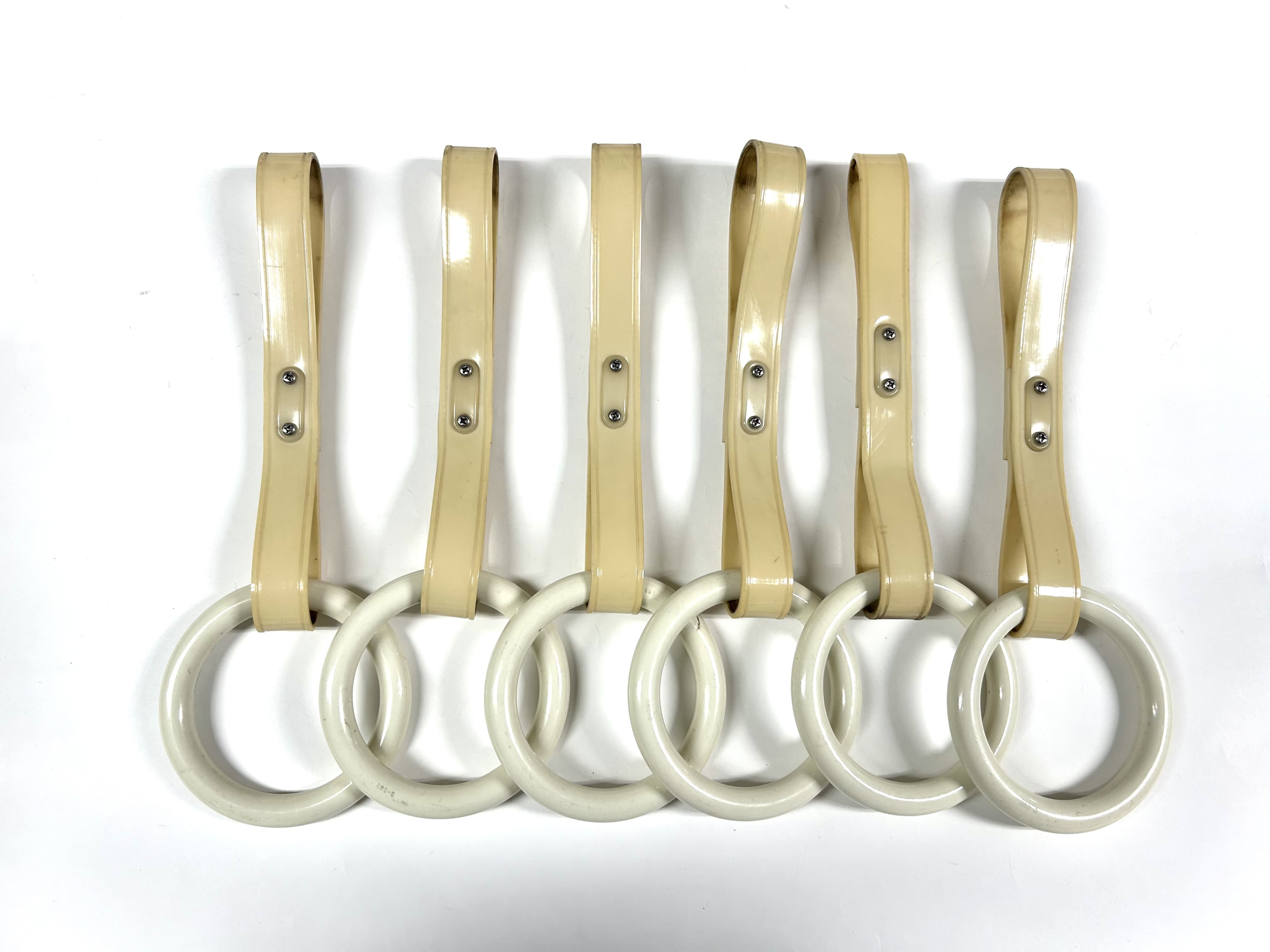 JR西日本公式】下関総合車両所 113系B-15編成つり革(モハ112-2080)6本