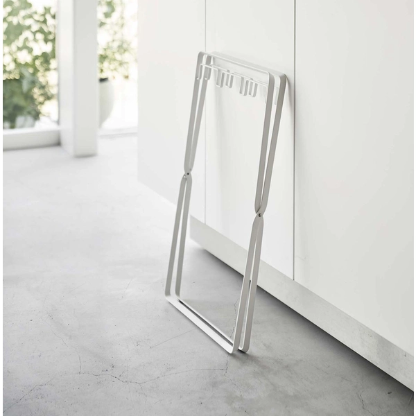 tower】レジ袋3連&45Lゴミ袋スタンド タワー (ホワイト): 周辺小物