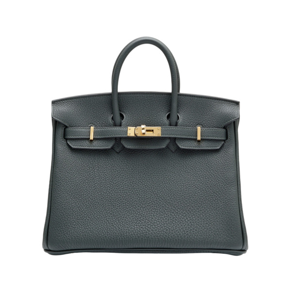 未使用] エルメス バーキン25 トゴ エトゥープ シルバー金具 W刻印