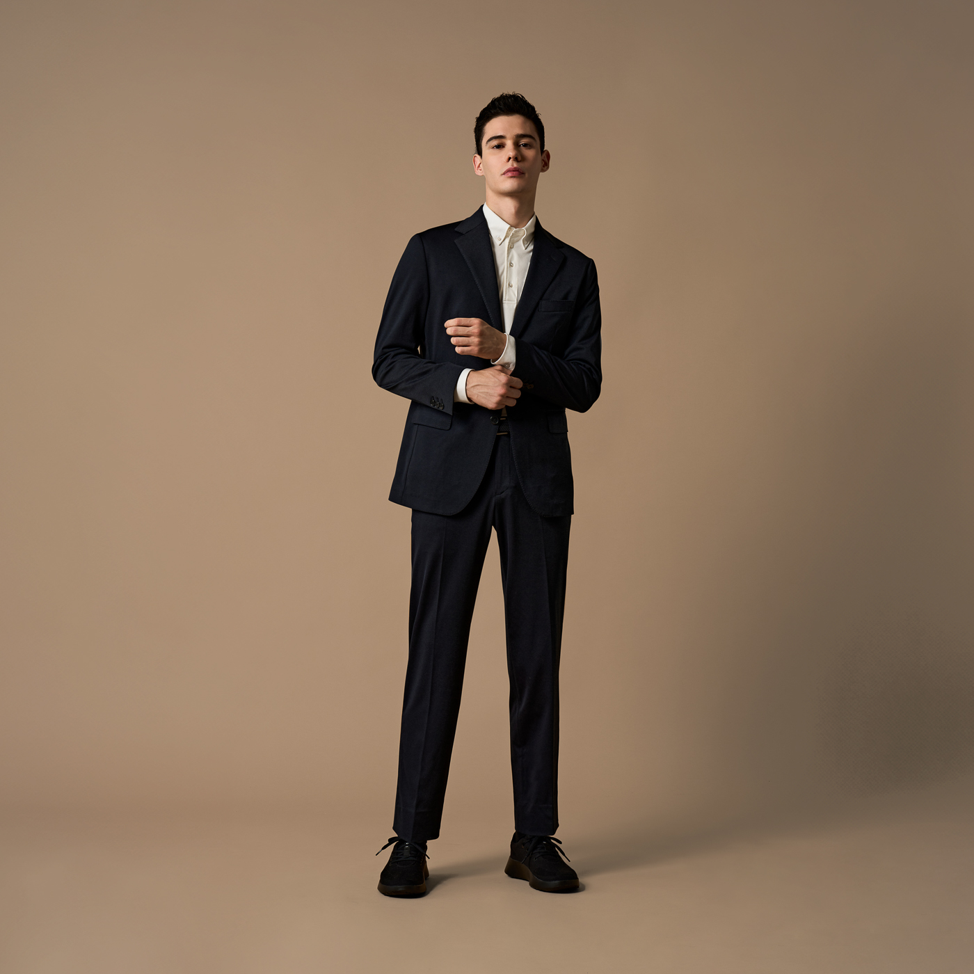 St. Christopher ネイビー 幾何学模様 セットアップ L 美品 St