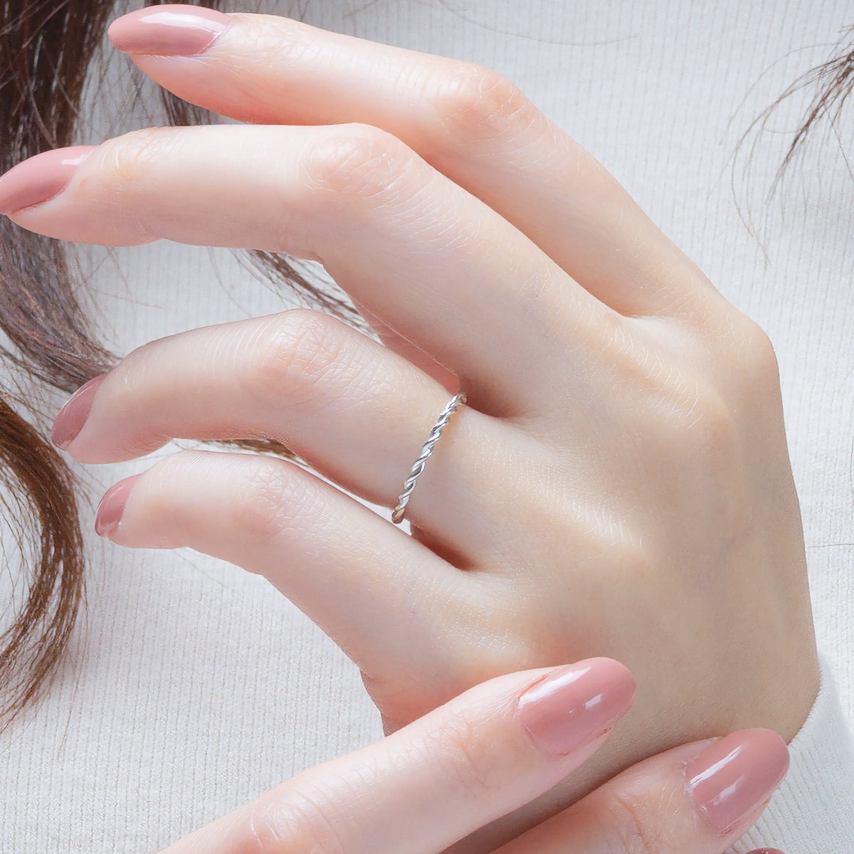 スタックリング NEC012 ツイスト PT900 プラチナ – facett 公式