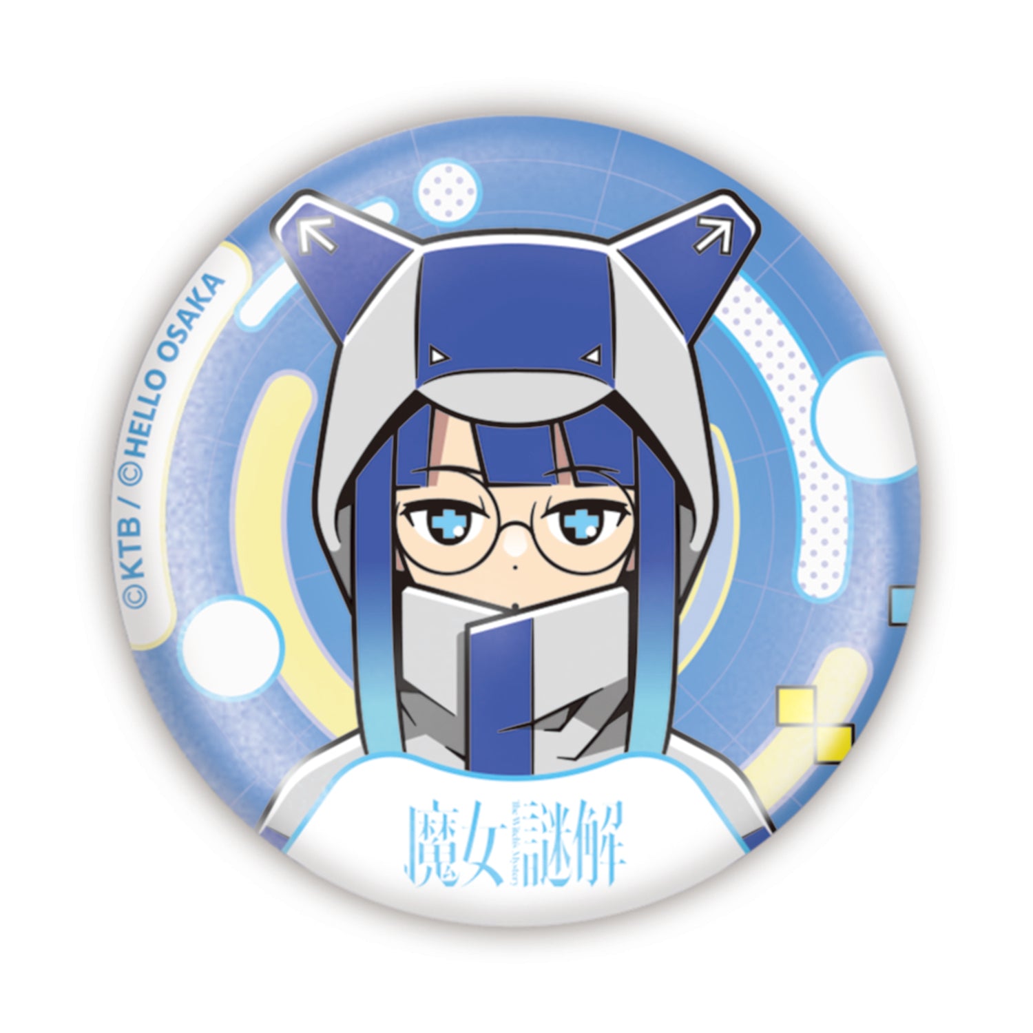 KAMITSUBAKI STUDIO×HELLO OSAKA】クッション缶バッジ3個セットB（狸眼