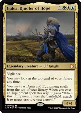 フォーゴトン・レルム探訪』統率者デッキ新カード情報：オーラや装備品