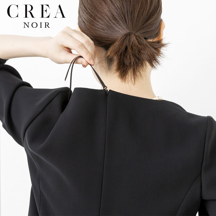 洗える｜ブラウス付きパンツスーツ 9号・ブラック｜東京ソワール