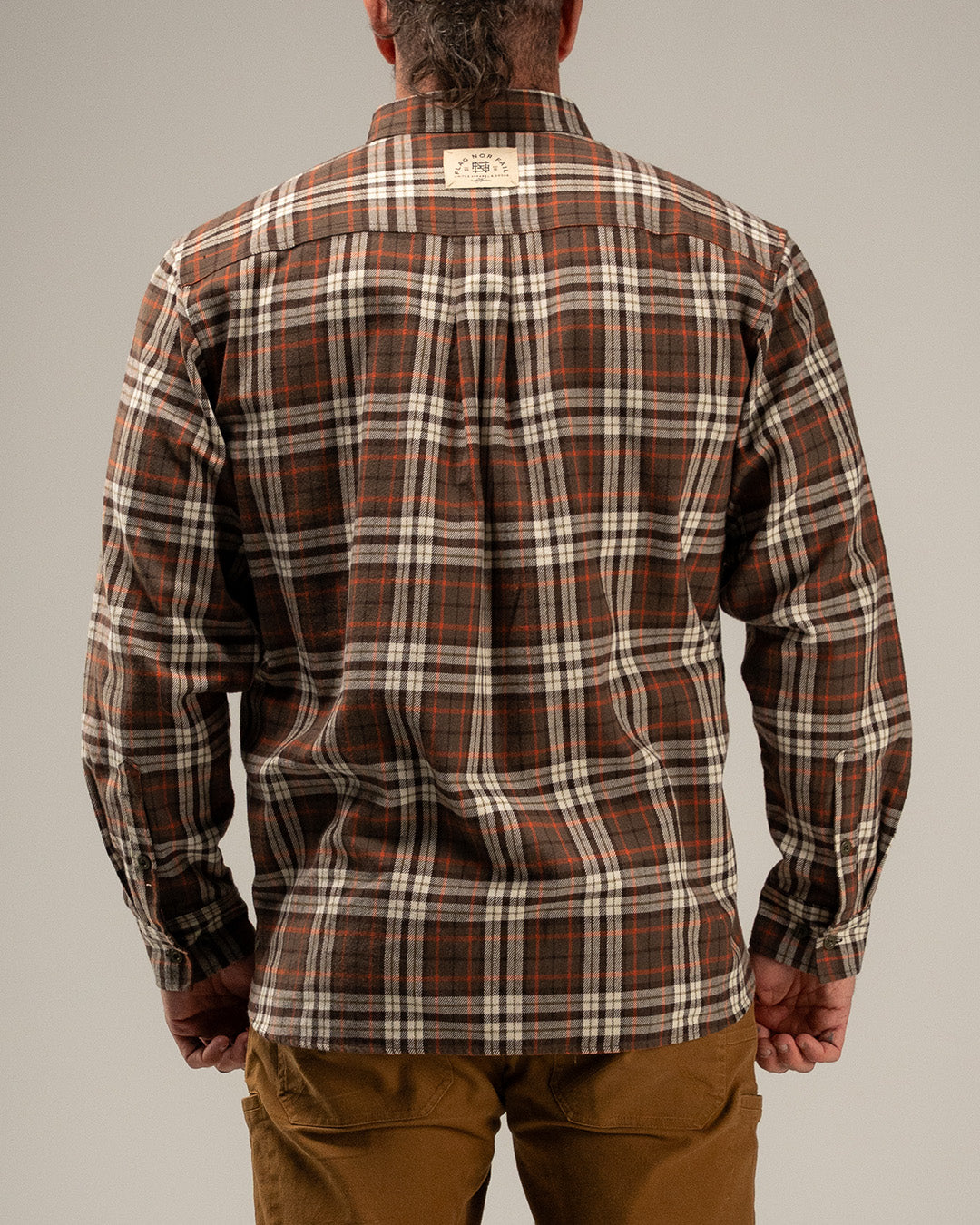 MEN'S FOREVER FLANNEL - ORANGE – FLAG NOR FAIL