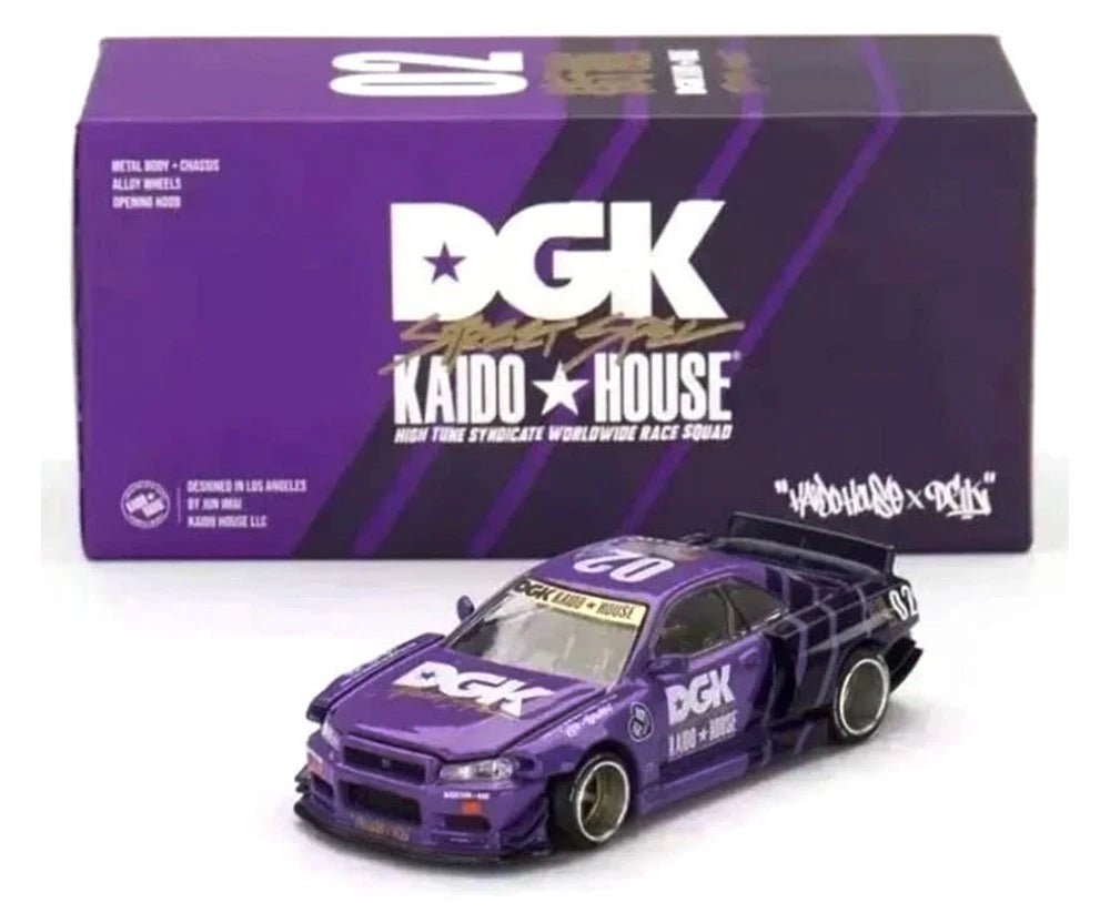 Mini GT x Kaido House 1/64 DGK Racing Squad Nissan Skyline GT-R