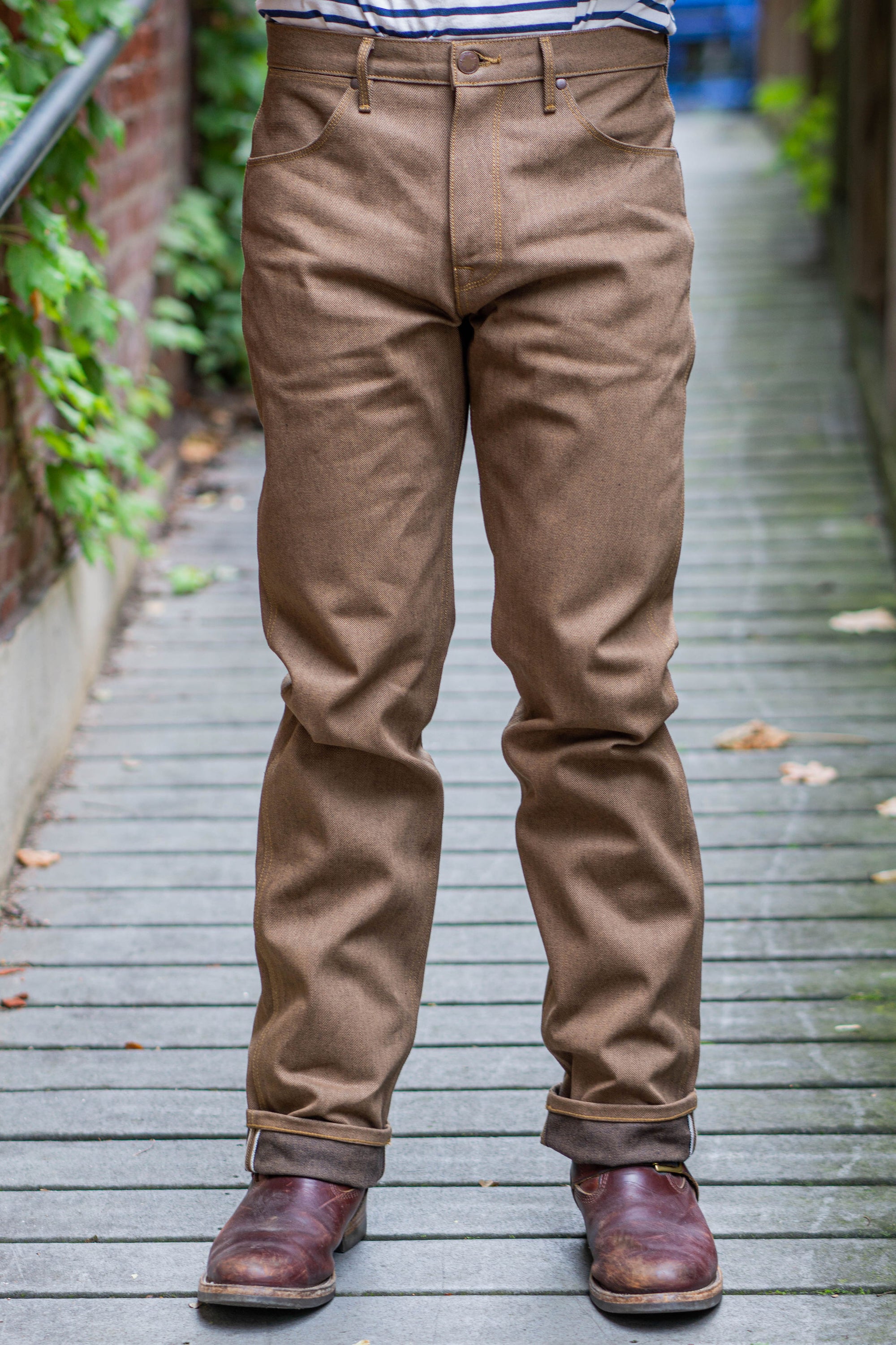 Freenote Cloth Wilkes - 15oz Brown Denim - Franklin & Poe