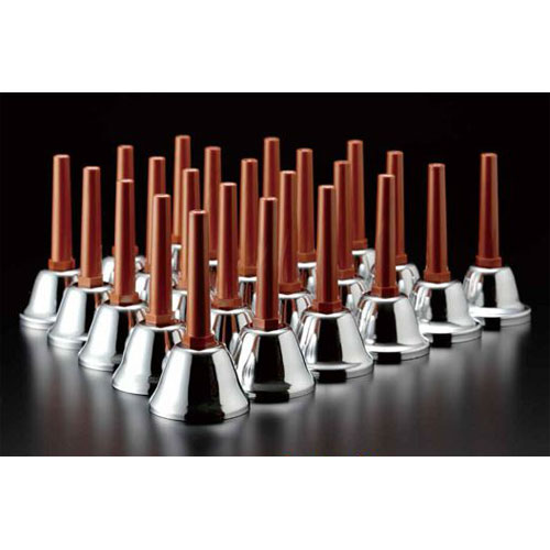 ミュージックベル（ハンドベル） - シルバー・カラー MB－S と付属