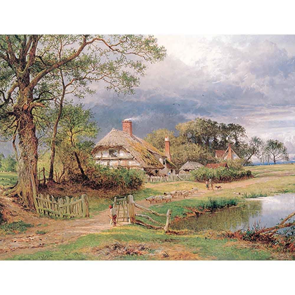 英国の古民家風景 【15号】 ベンジャミン・ウィリアムズ・リーダー