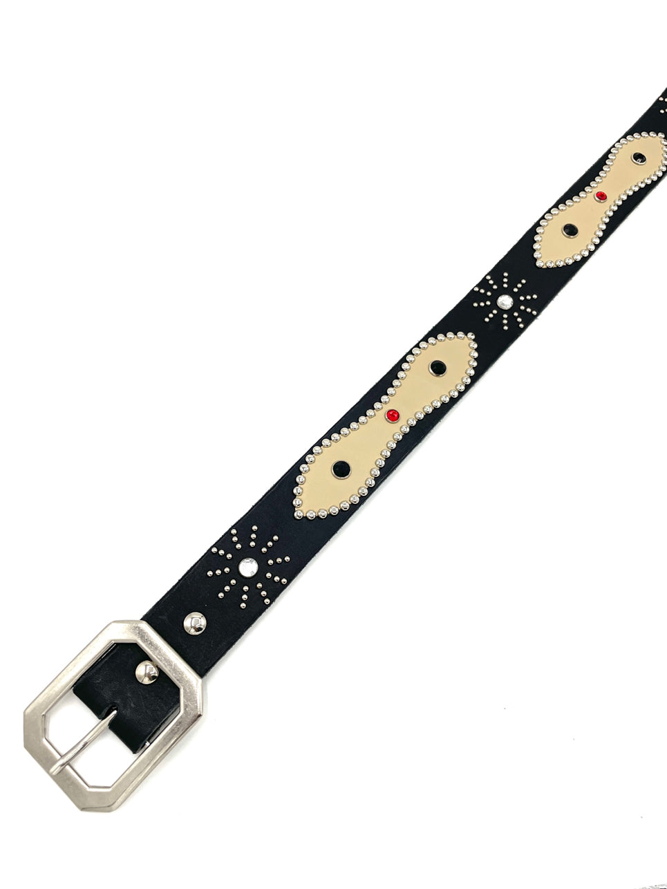 Vintage Style Leather Studs Belt/ヴィンテージスタイルレザー