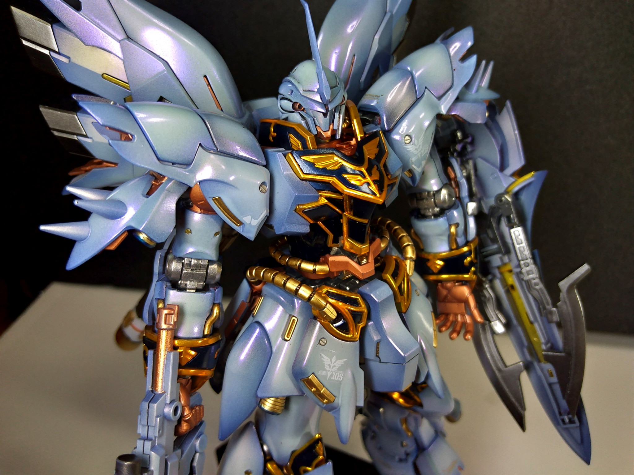 RG 1/144 シナンジュ｜KiR_strikeさんのガンプラ作品｜GUNSTA（ガンスタ）