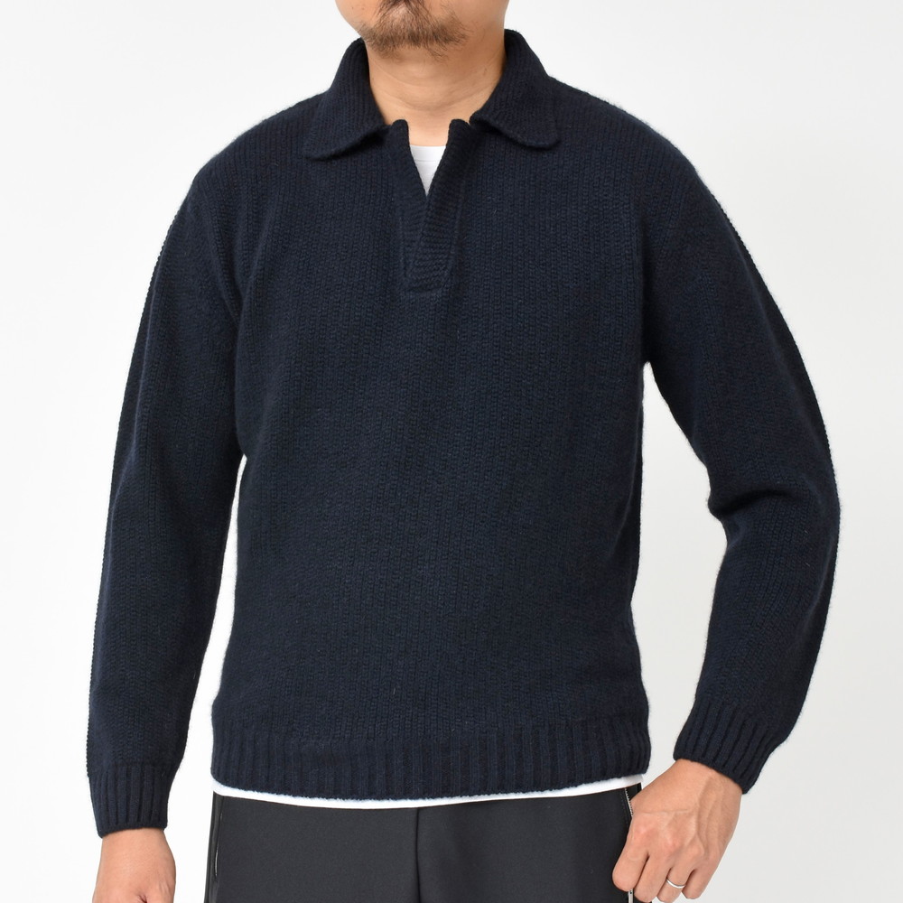 RENCONTRANT（レンコントラント）モックネックニット・スキッパーポロ