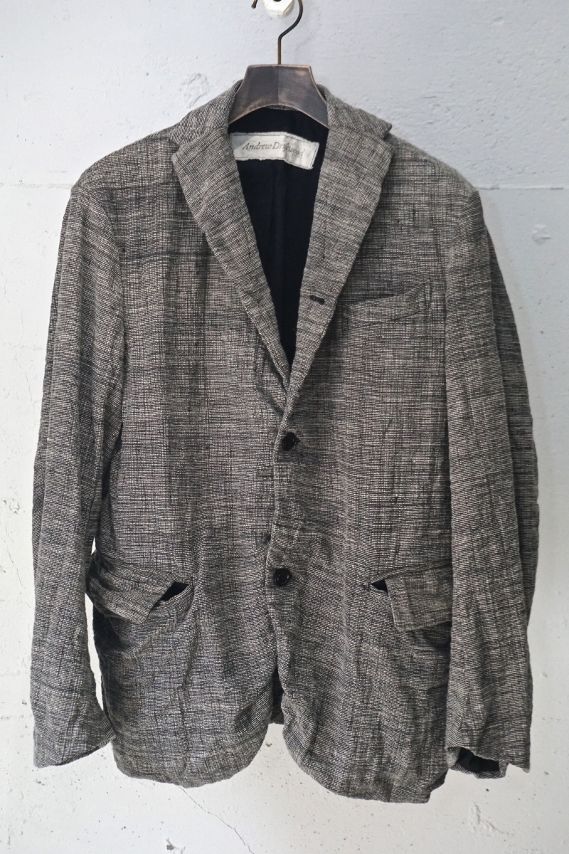 J-3. Doggy Bag Jacket. Natural(Japanese Ink / Walnut). Andrew