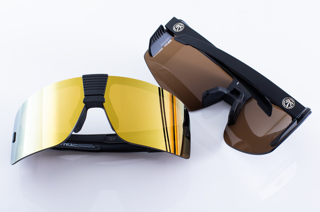 Vector Sunglasses: Gold Z87+