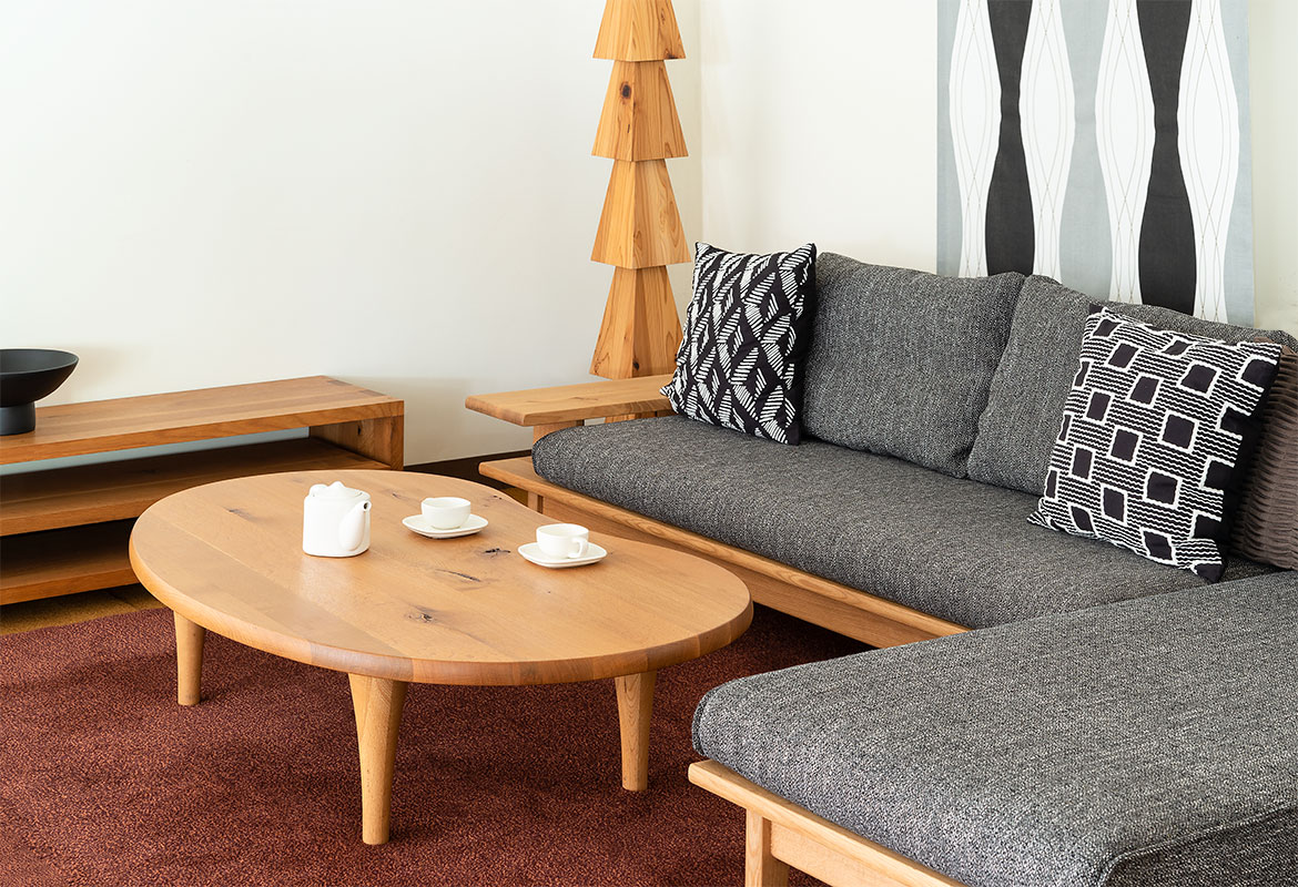 森のことば 豆型リビングテーブル | 飛騨産業株式会社【公式】 | 飛騨