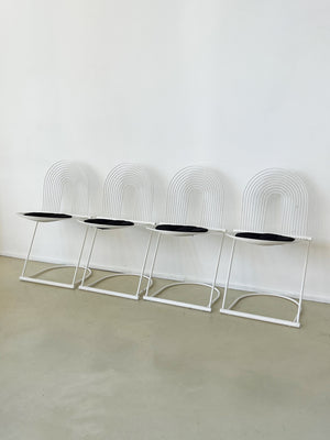 Set of 4 1980s Jutta + Herbert Ohl Stacking Swing Chair by