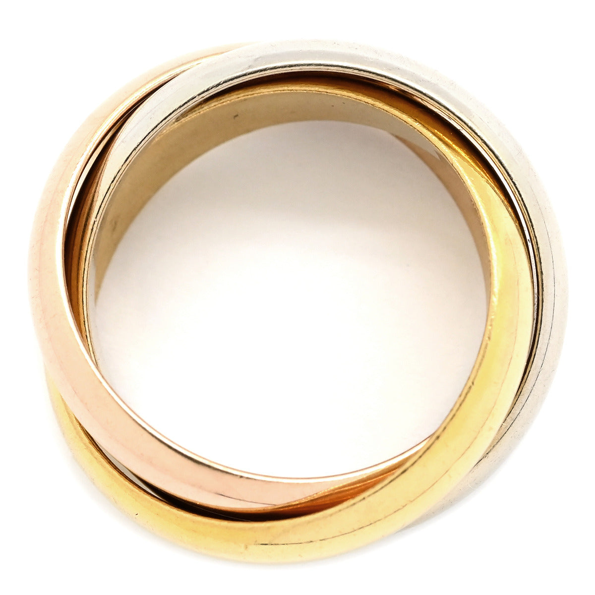 カルティエ Cartier トリニティ LM ホワイトゴールドXイエローゴールド