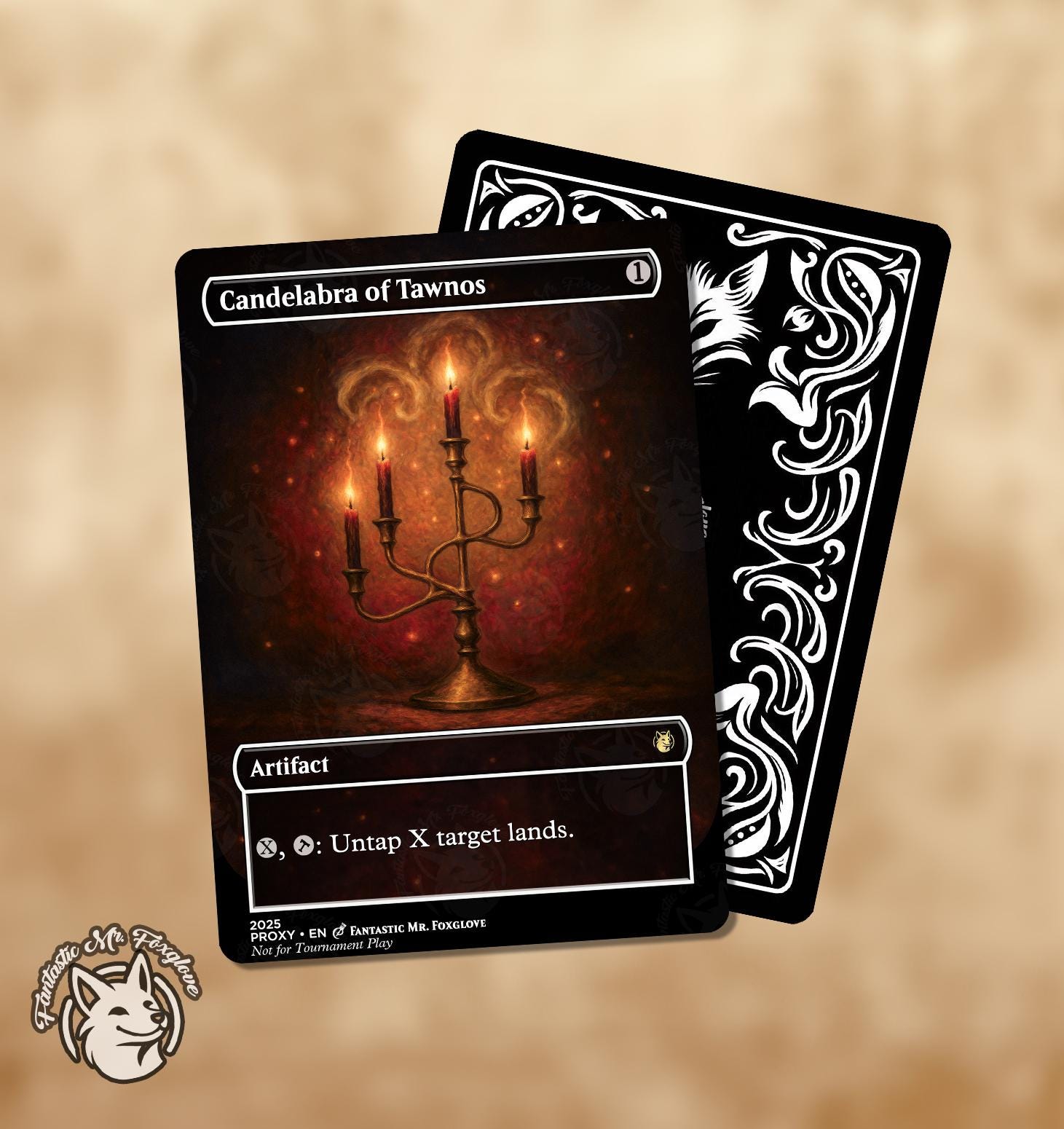 Candelabra of Tawnos | Proxy Card - Etsy