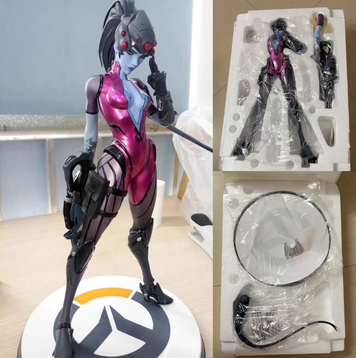 Blizzard Overwatch OW Widowmaker 34.5CM Statue Model FIGURES In