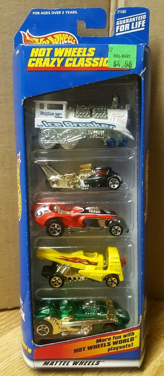 1998 Hot Wheels 5-Car Gift Pack Crazy Classics IIl | eBay