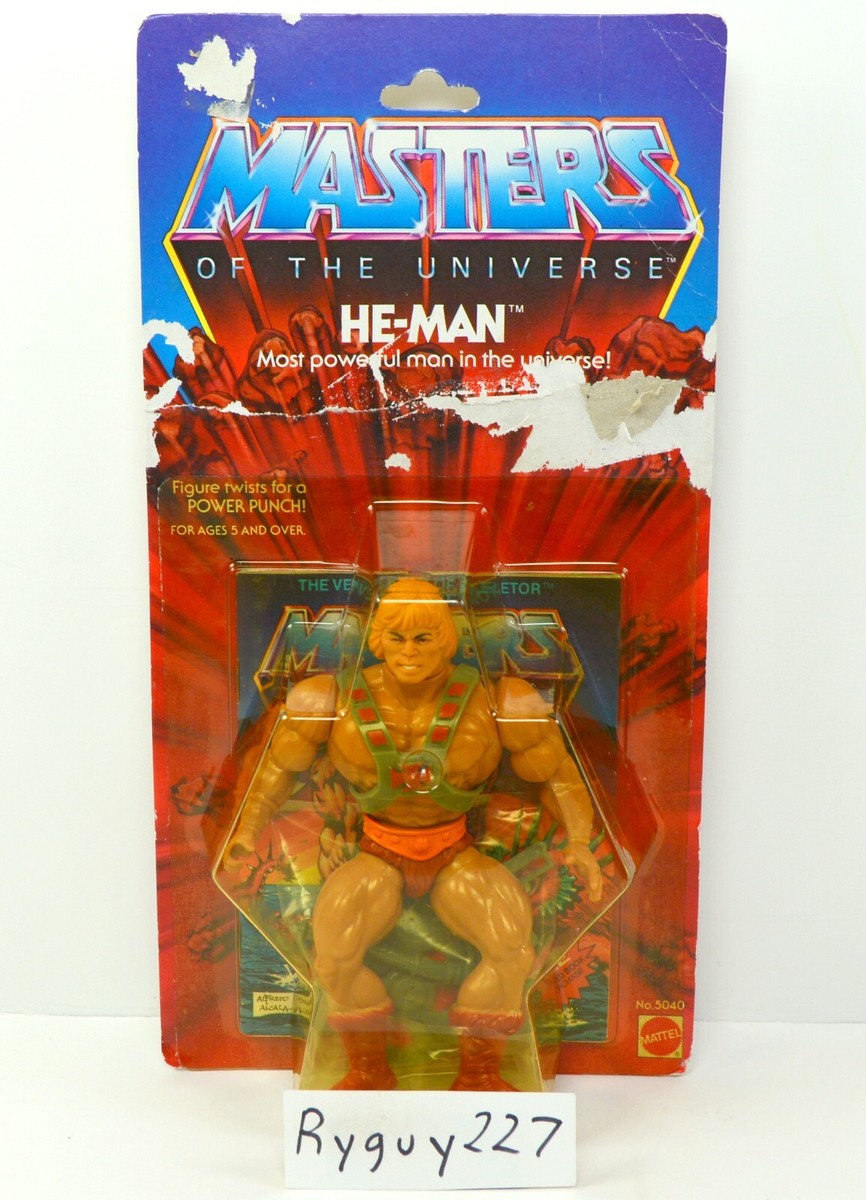 MOTU, He-Man, 8-back, Masters of the Universe, MOC, sealed figure