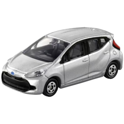 Takara Tomy Tomica 34 Toyota AQUA Silver Metal Diecast Toy Car New