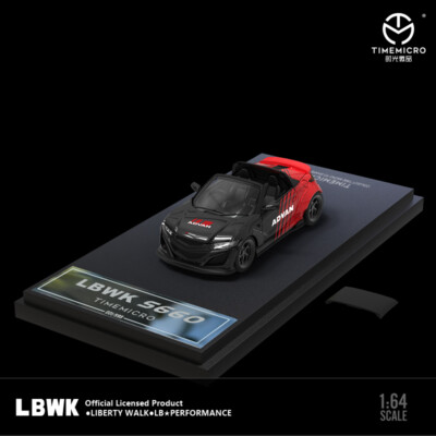 Time Micro 1:64 Honda S660 A1/B1-LBWK Diecast Model Car | eBay