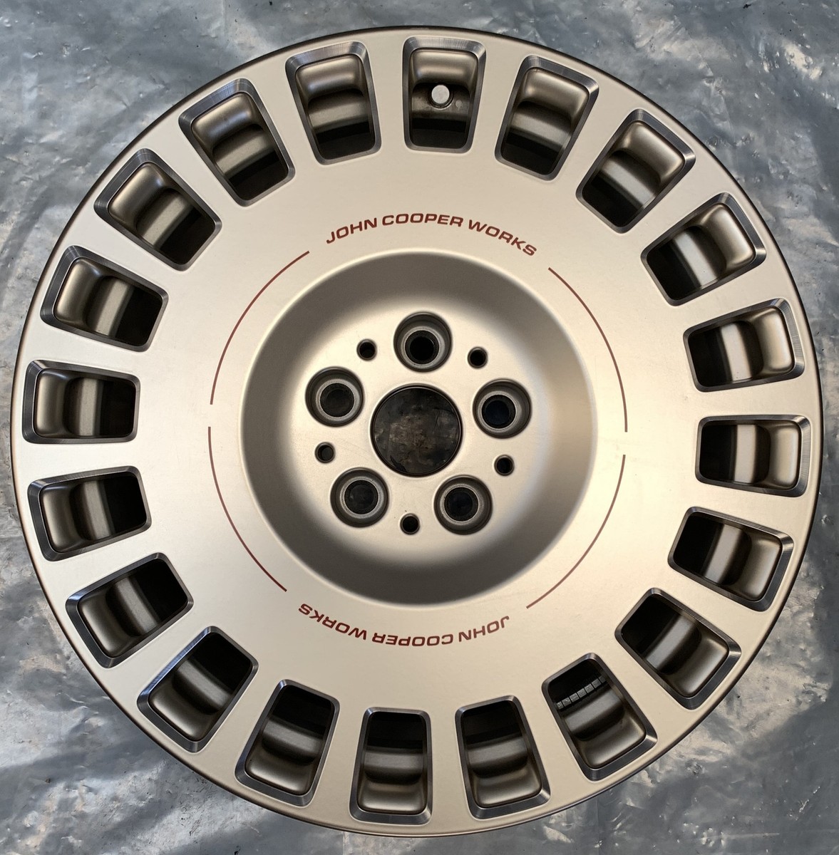 1 Orig Mini Alloy JCW Rallye Spoke 992 7.5Jx18 ET50 5A68603 Aceman