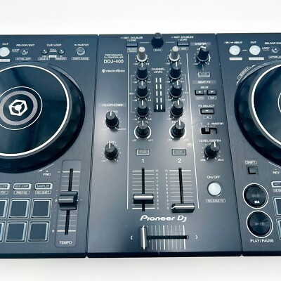 Pioneer DJ DDJ-400 Black DJ Controller 2-channel rekordbox DDJ400
