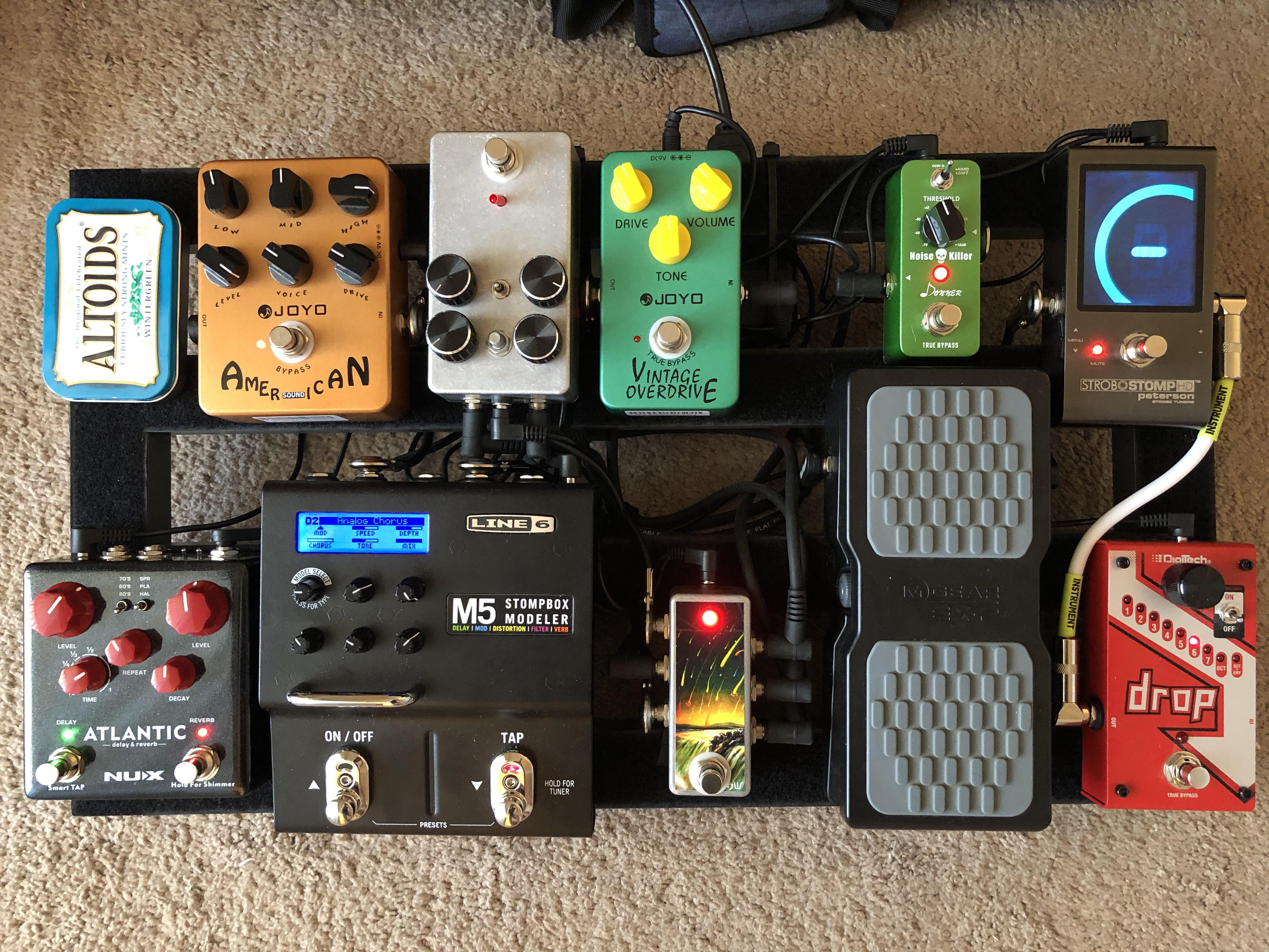 NPD Line 6 M5 for my dual-purpose Worship / Metal board! : r