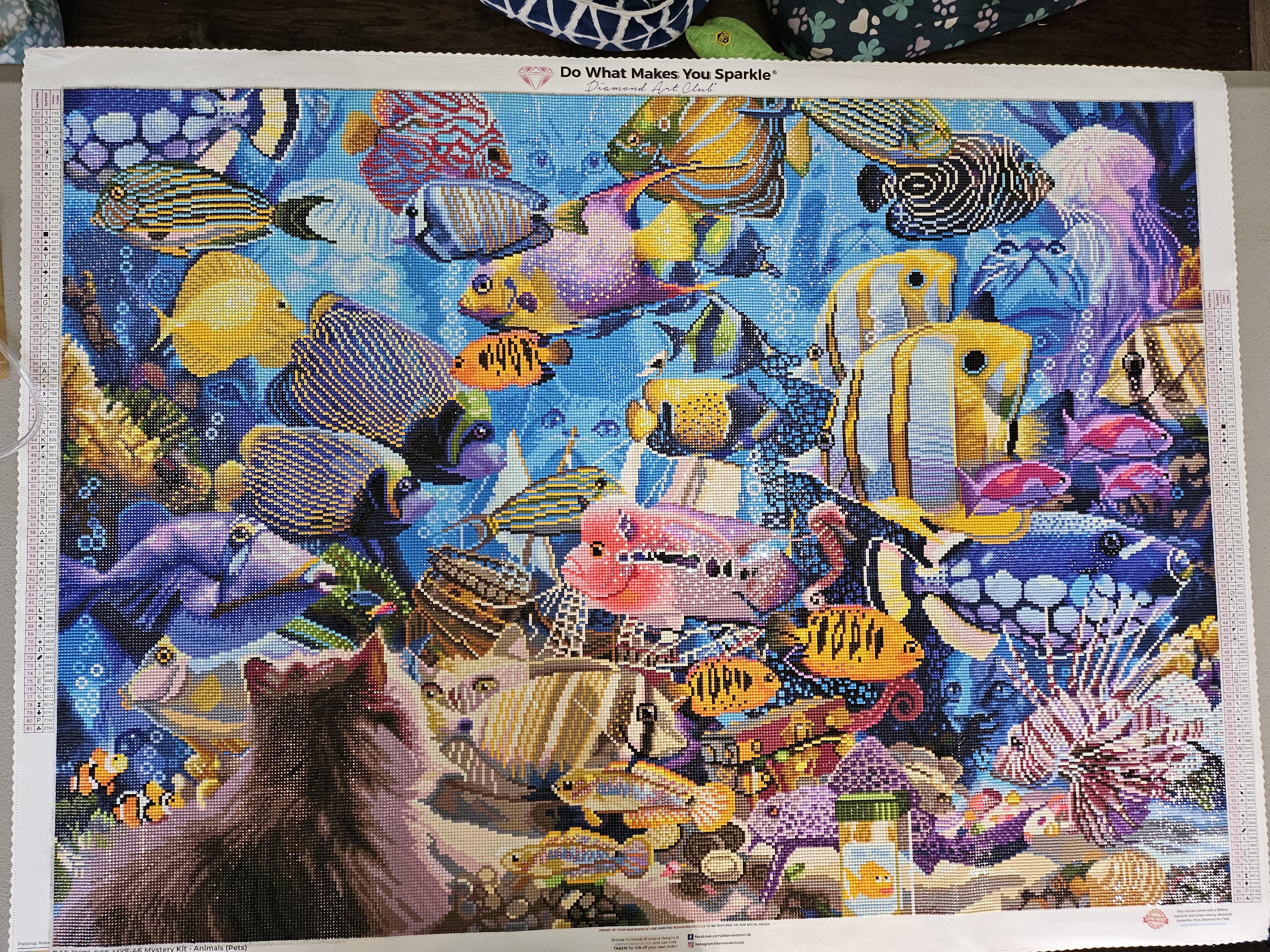 Completed DAC mystery kit painting (Kit 46) : r/diamondpainting