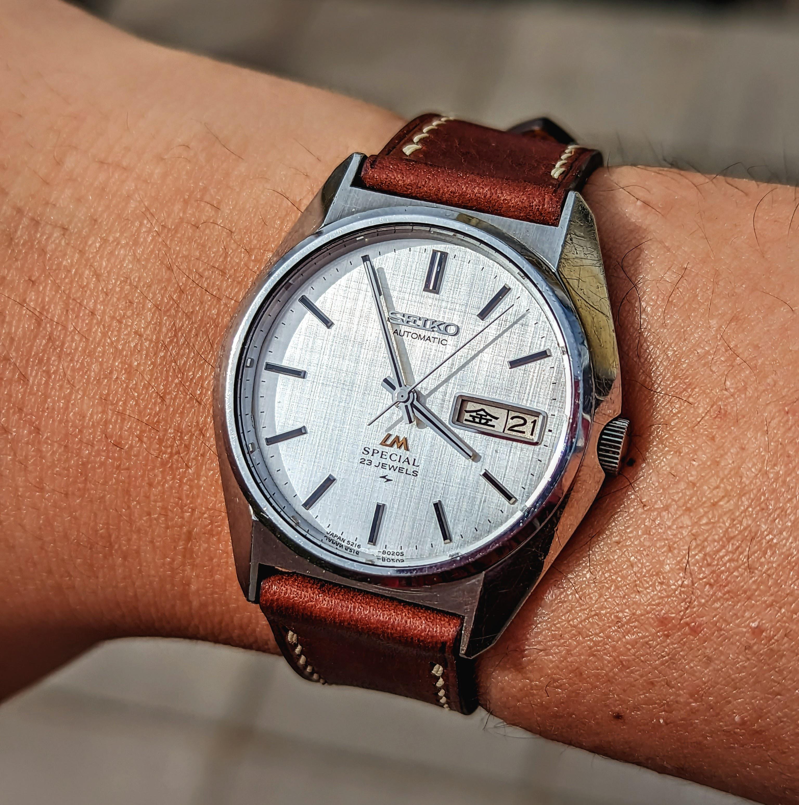 セイコー ロードマチック スペシャル 5216-8020、1976年10月製。 : r