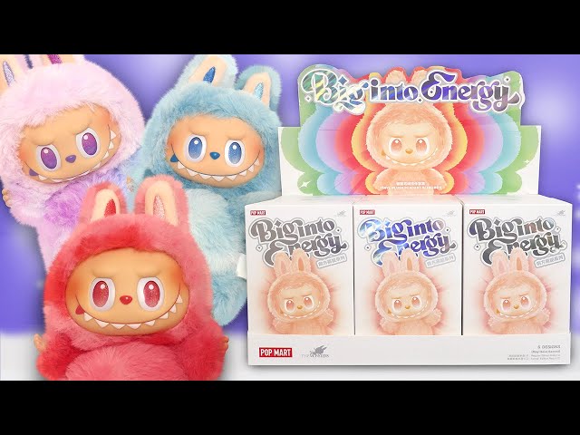 POP MART The Monsters Big Into Energy Labubu V3 FULL SET Unboxing