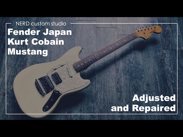 最高にカッコいいFender Japan カートコバーンモデルをリペアします