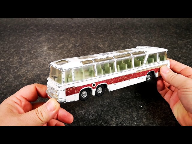 Dinky 1960's Vega Major Coach Custom Restoration - YouTube