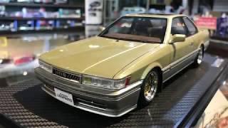 ignition model 1/18日産レパード 3.0 Ultima （F31） ゴールド