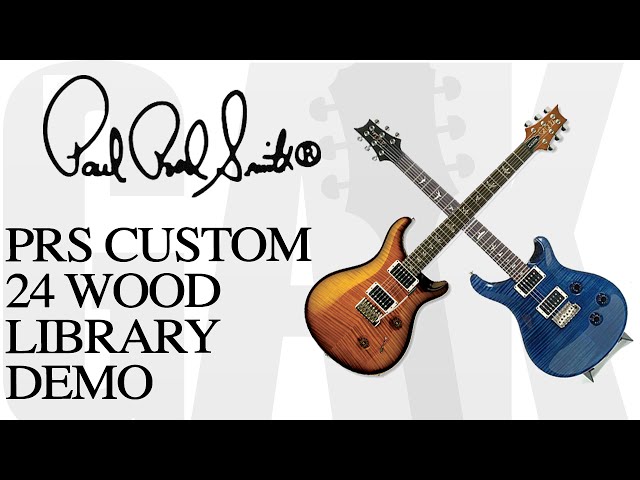 PRS Custom 24 30th Anniversary PRS Custom 24 Demo Review - YouTube