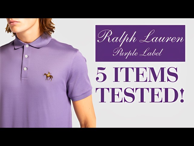 Ralph Lauren Purple Label Review 2024 - YouTube