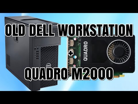 DELL T1700 + Nvidia Quadro M2000 - YouTube