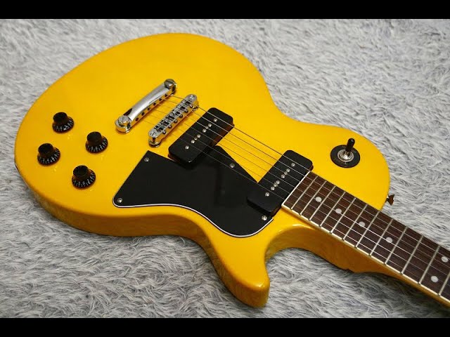 Blitz by Aria BLP-SPL YellowLes Paul Special P90 type model
