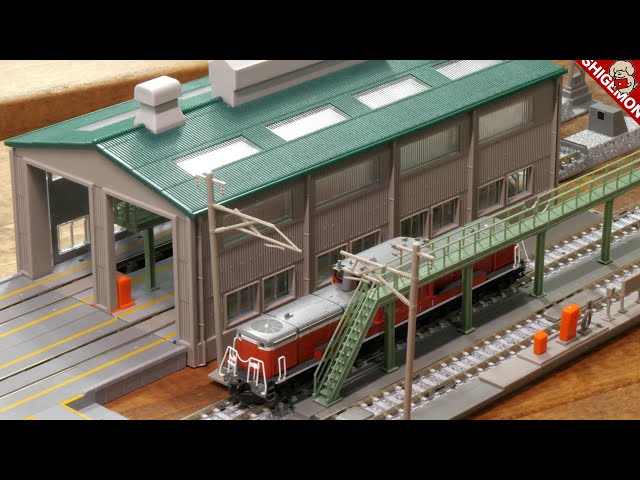 TOMIX 機関区レールセット / Nゲージ 鉄道模型 - YouTube