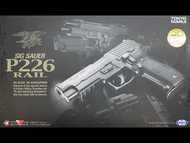 Tokyo Marui Sig Sauer P226 Rail Version US Navy Seals GBB Airsoft