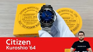 Citizen NK0009-82L / Kuroshio '64 / Watch Review / Unboxing - YouTube