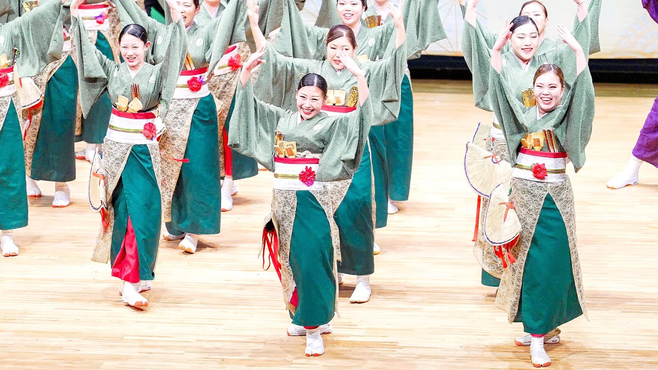 4K] 粟津おすえべ花吹雪 1部 『願い〜明日は手の中に〜』 新春よさこい