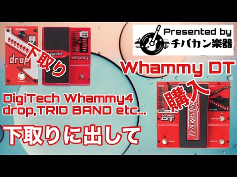 エフェクターの下取りはおいくら??DigiTech Whammy4/drop/TRIO/MOOER